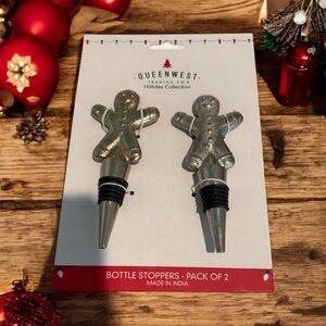 Queenwest goldish Gingerbread Bottle Stoppers